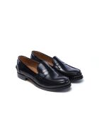 Bruno zwarte leren Penny instappers