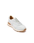 Baskets en cuir Inès blanche