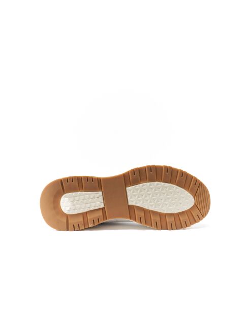 Baskets en cuir Inès blanche