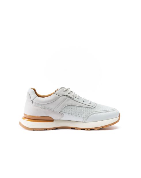 Baskets en cuir Inès blanche