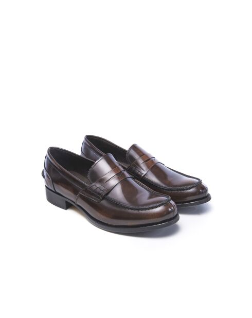 Mocasines de piel Ulysse marrones