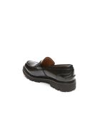 Schwarze Mokassins aus Leder von Xavier Penny