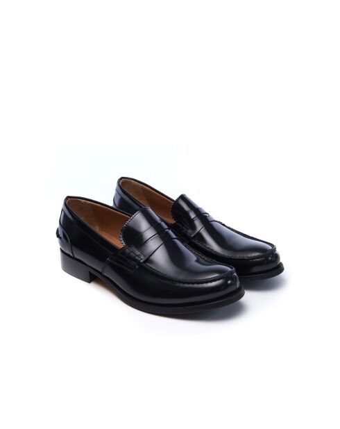 Mocasines de piel negros Théo Penny