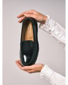 Mocassins Penny en cuir Violaine noir