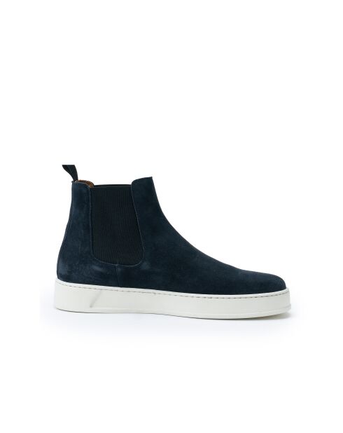 Chelsea boots en cuir Sandrine marines