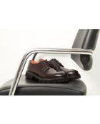 Derbies en cuir Brigitte bordeaux