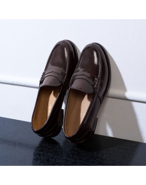 Bruine leren instappers Clara