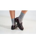 Mocassini Ulrich in pelle bordeaux