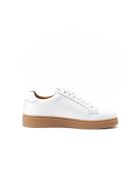 Baskets classiques en cuir Baptiste blanches