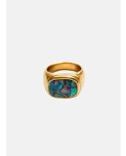 Anello grande Columba Nacre Abalone