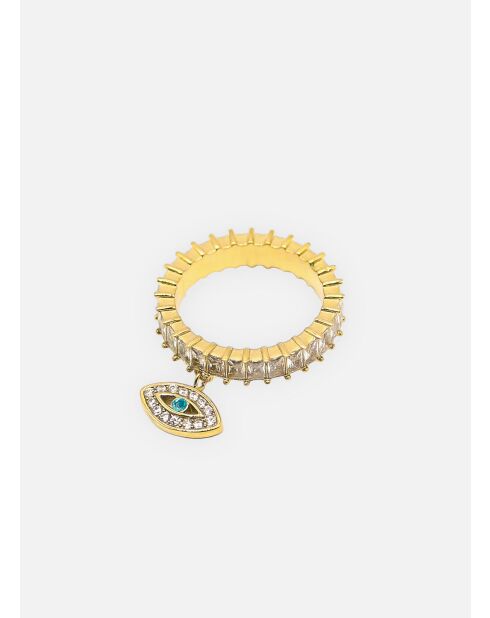 Fijne ring van Osiris blauw zirkoniumoxide