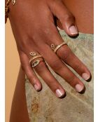 Gele fijne ring van zirkoniumoxide Osiris