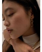 Boucles d'oreilles pendantes Nemesia argenté , Pin