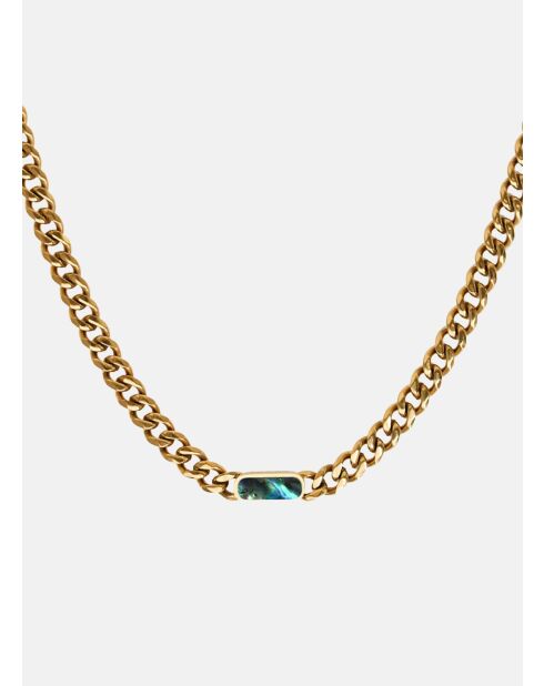 Columba Halskette mit Abalone-Kette aus Perlmutt