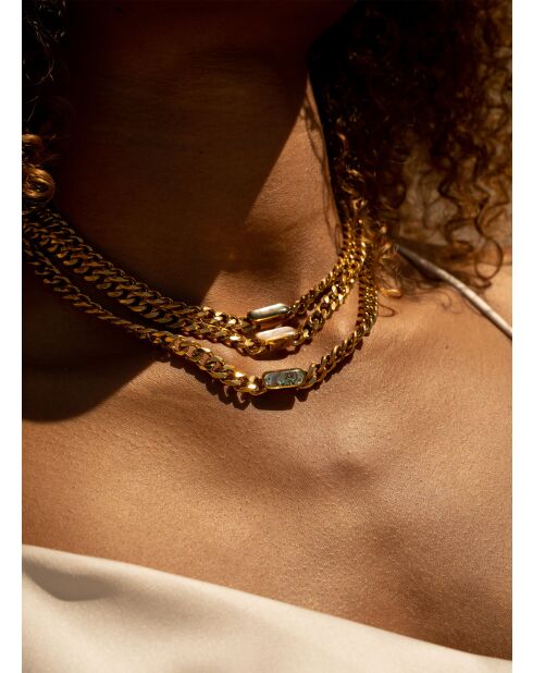 Columba Halskette mit Abalone-Kette aus Perlmutt