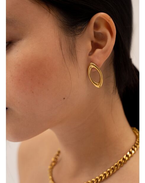 Boucles d'oreilles pendantes Lezat Little argenté