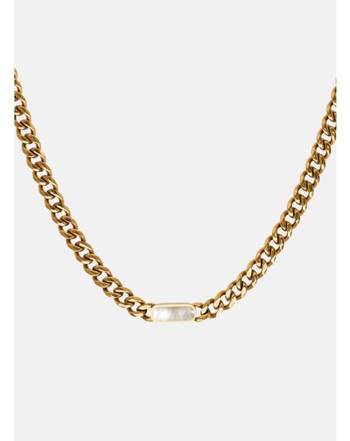 Collar de cadena Columba Nacre