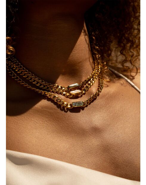 Collar de cadena Columba Nacre