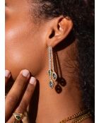 Pendientes LuxDoreoxide con circonio verde