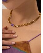 Columba paarse ketting met parelmoer