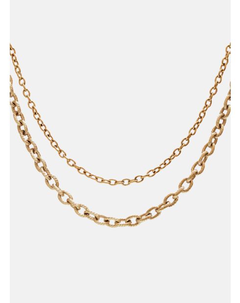 Collier Chaîne Epi doré