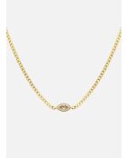 Neith roze ketting met zirkoniumoxide