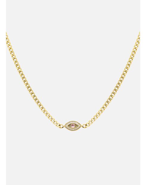 Neith roze ketting met zirkoniumoxide