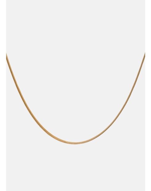 Collier chaîne Sigma doré