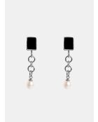 Boucles d'oreilles Octobre 2021 argenté , Pin