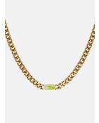 Columba Halskette aus grünem Perlmutt