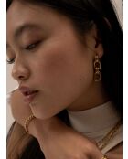 Boucles d'oreilles pendantes Nemesia argenté , Clip