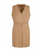 Beige jurk van Neptuline leer