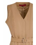 Beige jurk van Neptuline leer