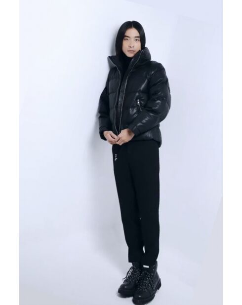 Misao zwarte leren jas