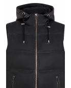 Doudoune en cuir Oriona noire