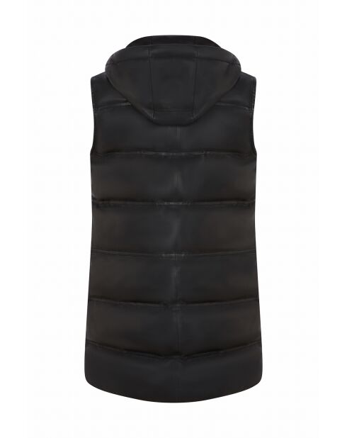 Zwarte leren jas Oriona