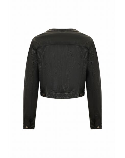 Salina zwarte leren jas