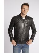 Aymeric schwarze Lederjacke