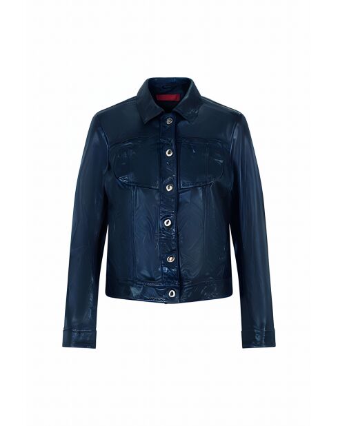 Giacca in pelle Prunella agata