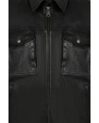 Maeko schwarze Lederjacke