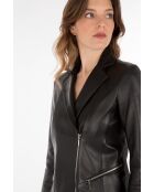 3/4 in pelle Patou nera