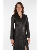 3/4 in pelle Patou nera