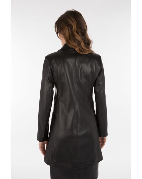 3/4 in zwart Patou-leer