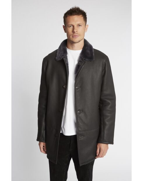 Abrigo Ludo antracita