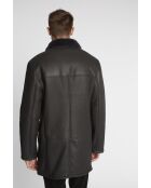 Anthrazitfarbener Mantel Ludo