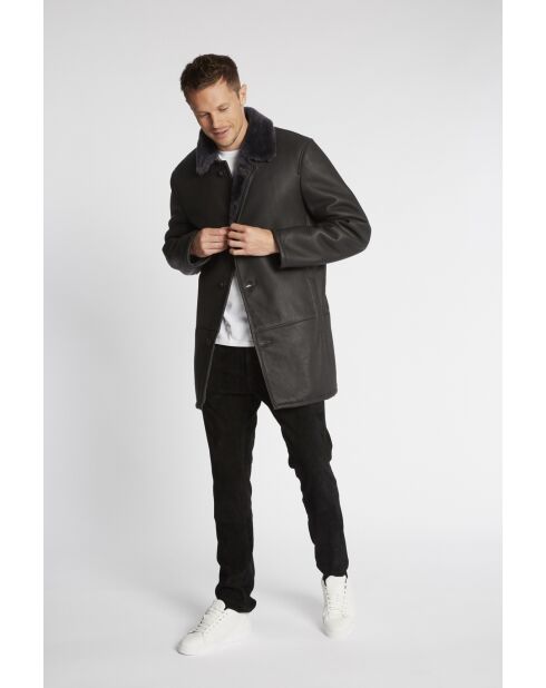 Abrigo Ludo antracita