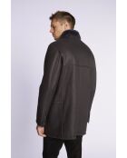 Anthrazitfarbener Gino-Mantel