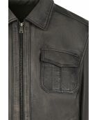 Theolin antraciet leren jack