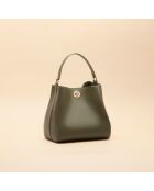 Sac à main Ada en cuir argile - 21,4x20,9x13 cm