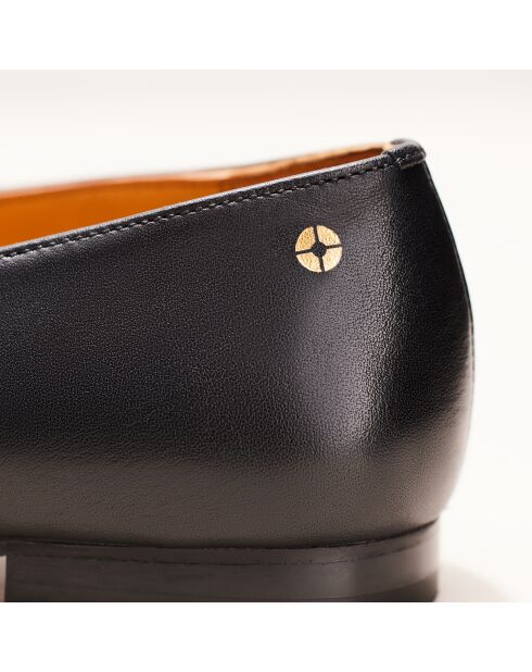 Ballerines en cuir Olivia noires